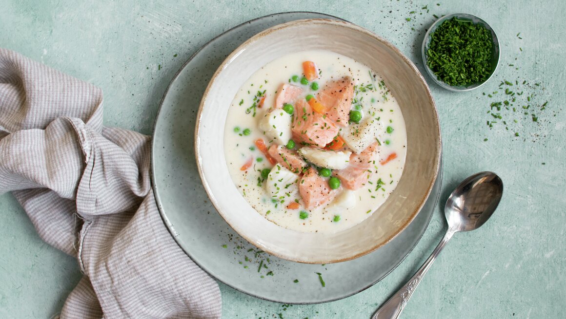 Kremet fiskesuppe